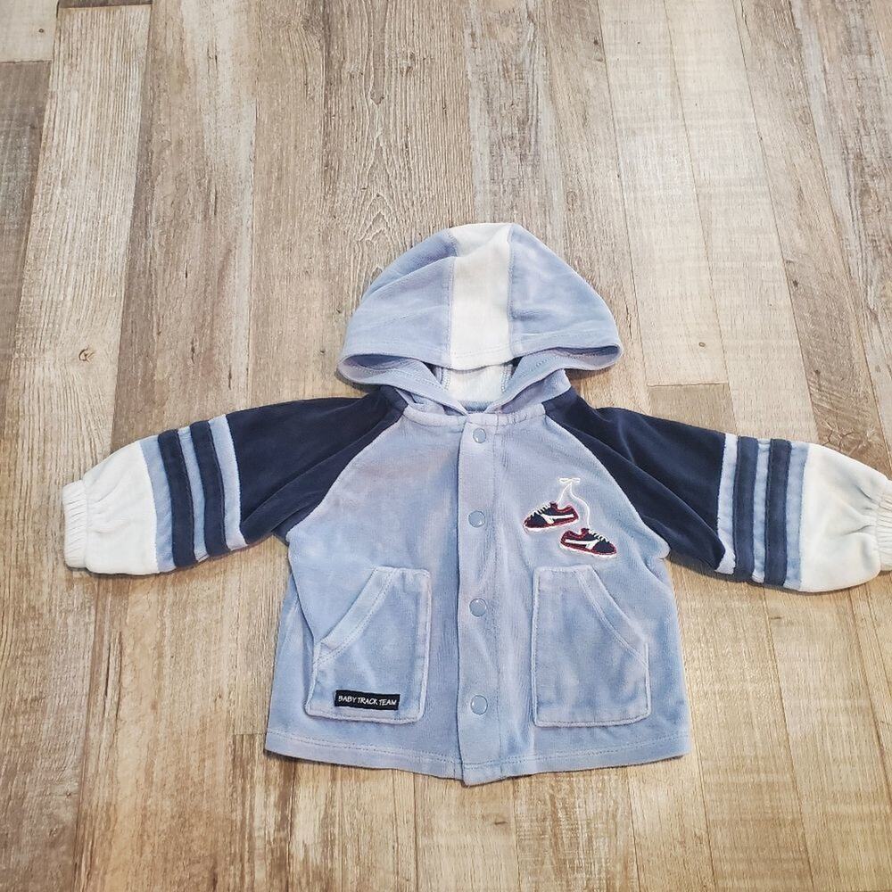 Starting out 6 months button up hoodie